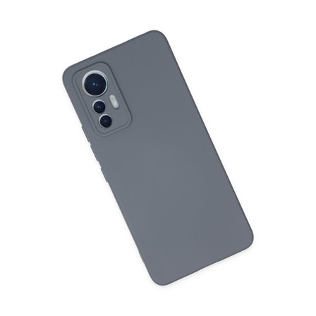 Mi 12 Lite Kılıf Nano içi Kadife Silikon - Gri