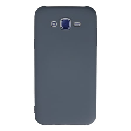 Galaxy J7 Kılıf Nano içi Kadife Silikon - Gri