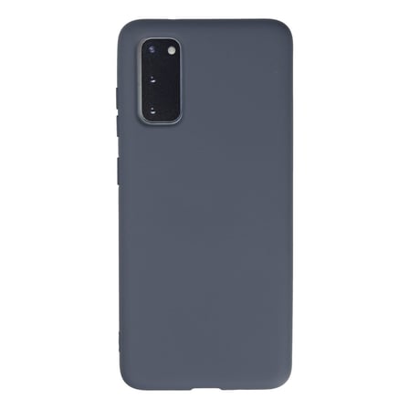 Galaxy S20 Kılıf Nano içi Kadife Silikon - Gri