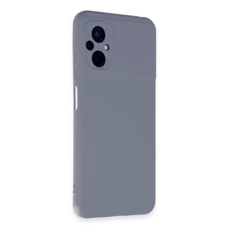 Poco M5 Kılıf Nano içi Kadife Silikon - Gri
