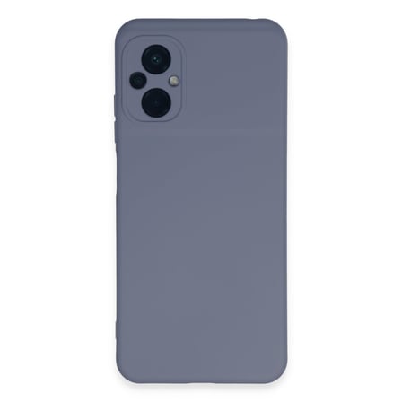 Poco M5 Kılıf Nano içi Kadife Silikon - Gri