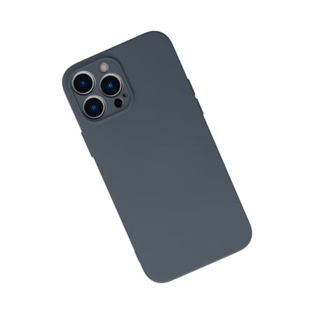 iPhone 13 Pro Max Kılıf Nano içi Kadife Silikon - Gri