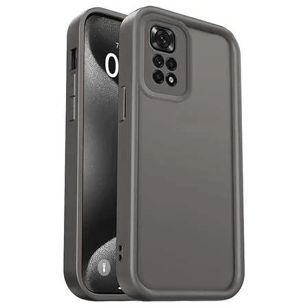 Redmi 10 2022 Kılıf Viera Silikon - Gri