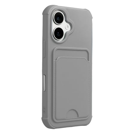 iPhone 17 Kelvin Kartvizitli Silikon - Gri