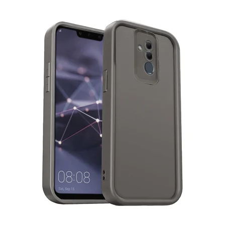 Mate 20 Lite Kılıf Viera Silikon - Gri
