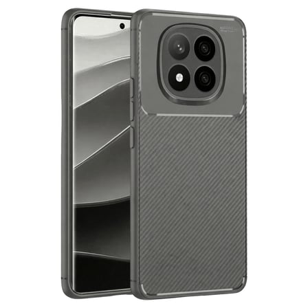 Erdo Ticaret Redmi Note 14 Pro Plus Kılıf Karbon Fiber Gri