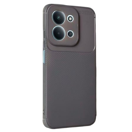 Erdo Ticaret Xiaomi Redmi 15C 5G Karbon Kılıf Gri Arka Kılıf