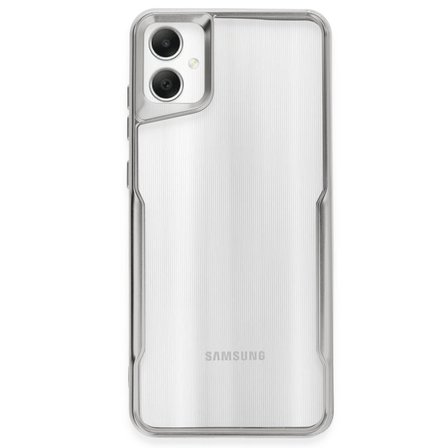 Galaxy A05 Kılıf Boyi Silikon Kapak - Gümüş
