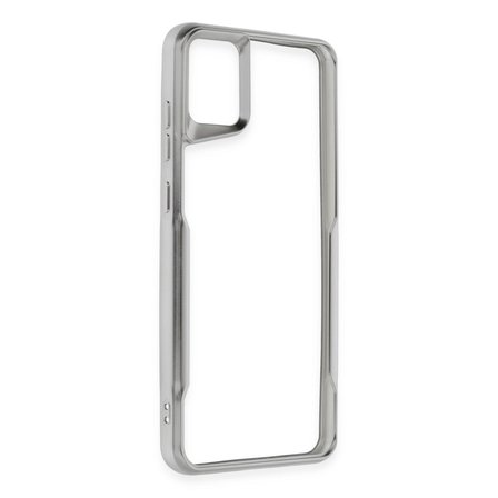 Galaxy A05 Kılıf Boyi Silikon Kapak - Gümüş