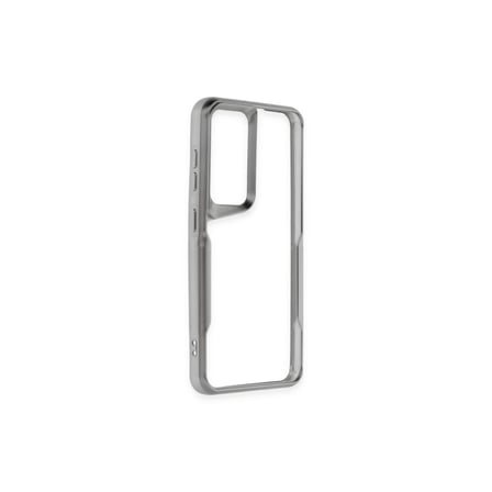 Galaxy A05S Kılıf Boyi Silikon Kapak - Gümüş