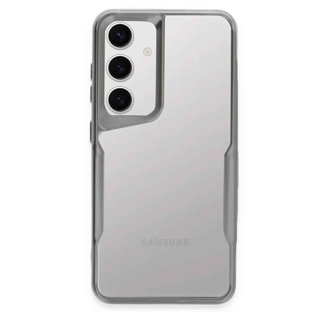 Galaxy S24 Kılıf Boyi Silikon Kapak - Gümüş