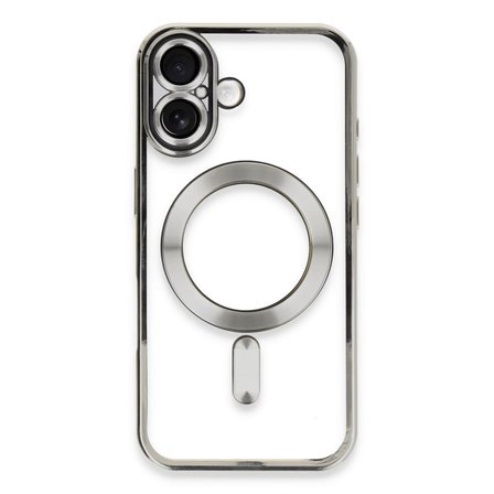 iPhone 16 Kılıf Kross Magneticsafe Kapak - Gümüş