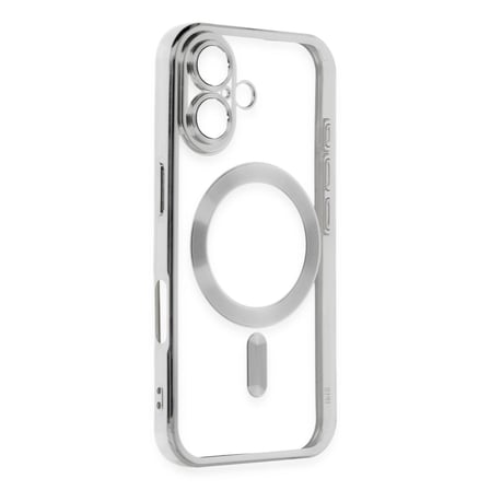 iPhone 16 Kılıf Kross Magneticsafe Kapak - Gümüş