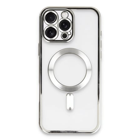 iPhone 16 Pro Max Kılıf Kross Magneticsafe Kapak - Gümüş