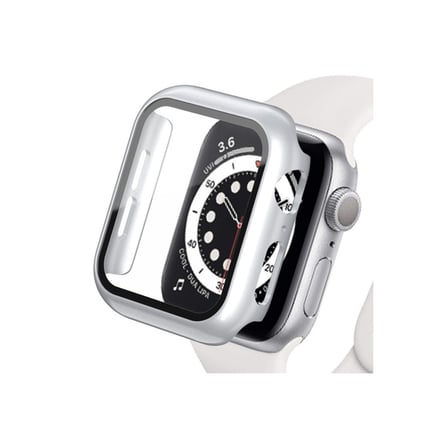 Watch Ultra 49mm Camlı Kasa Ekran Koruyucu - Gümüş