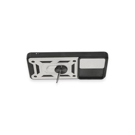 Mi 12T Pro Kılıf Pars Lens Yüzüklü Silikon - Gümüş