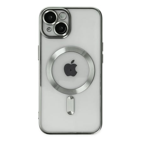 iPhone 14 Kılıf Kross Magneticsafe Kapak - Gümüş