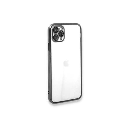 iPhone 11 Pro Max Kılıf Razer Lensli Silikon - Gümüş