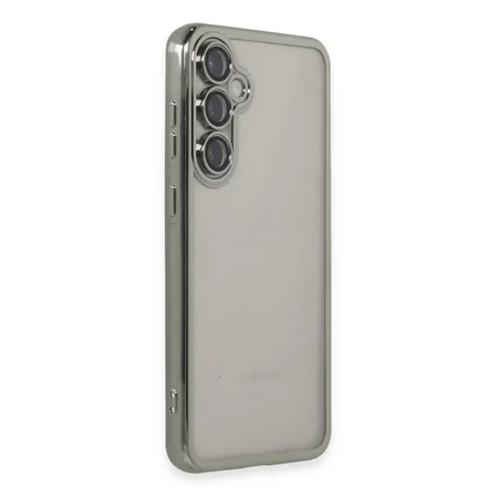 Galaxy S23 FE Kılıf Razer Lensli Silikon - Gümüş