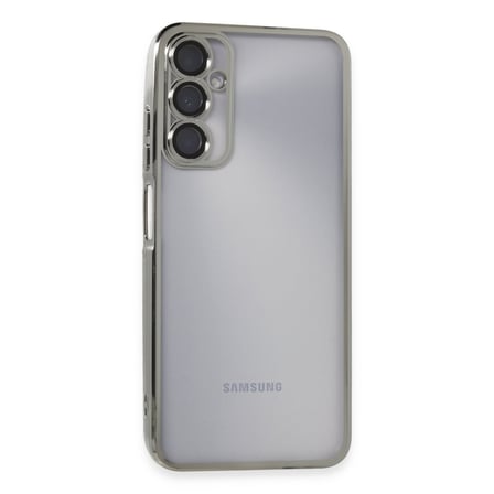 Galaxy A05S Kılıf Razer Lensli Silikon - Gümüş