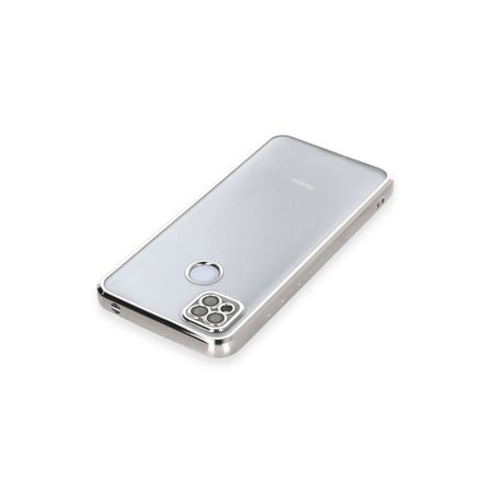 Redmi 9C Kılıf Razer Lensli Silikon - Gümüş