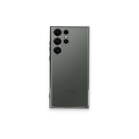 Galaxy S23 Ultra Kılıf Razer Lensli Silikon - Gümüş