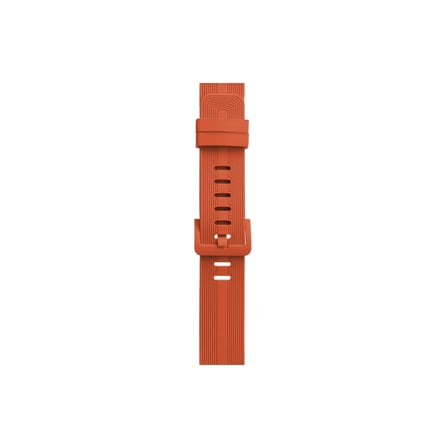 Watch 42mm KR408 Çizgili Silikon Kordon - Turuncu