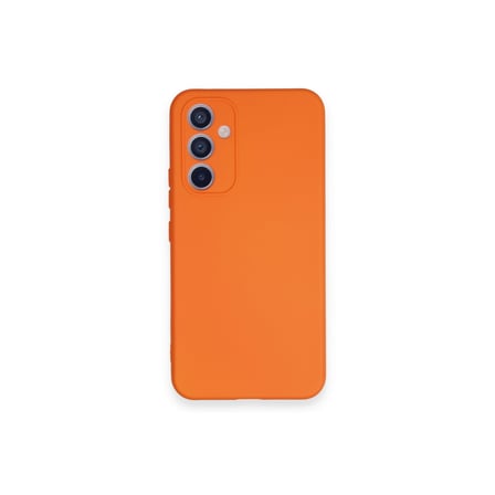 Galaxy A54 5G Kılıf Nano içi Kadife Silikon - Turuncu