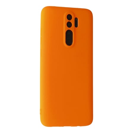 Redmi Note 8 Pro Kılıf First Silikon - Turuncu