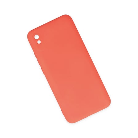 Redmi 9A Kılıf Nano içi Kadife Silikon - Turuncu