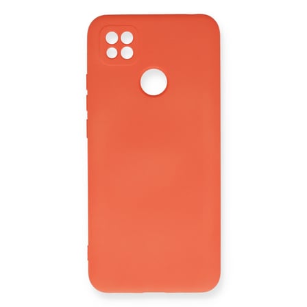 Redmi 9C Kılıf Nano içi Kadife Silikon - Turuncu