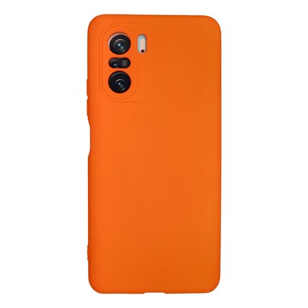 Poco F3 Kılıf Nano içi Kadife Silikon - Turuncu
