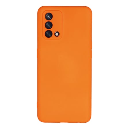 A74 4G Kılıf Nano içi Kadife Silikon - Turuncu