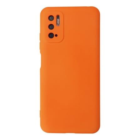Redmi Note 10 5G Kılıf Nano içi Kadife Silikon - Turuncu