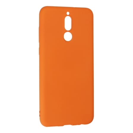 Mate 10 Lite Kılıf Nano içi Kadife Silikon - Turuncu
