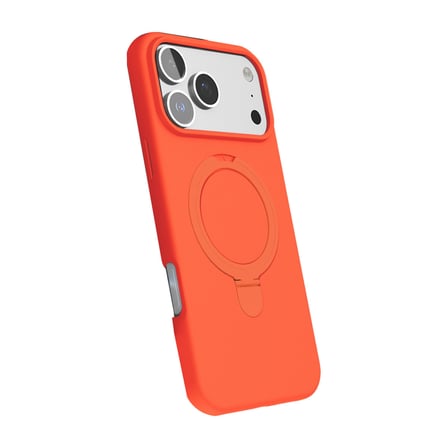 iPhone 17 Pro Max Regal Magsafe Standlı Kapak - Turuncu