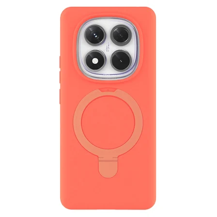 Redmi Note 14 Pro 4G Regal Magsafe Standlı Kapak - Turuncu