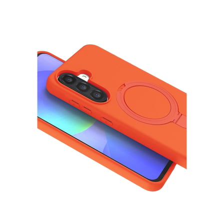 Galaxy A17 5G Regal Magsafe Standlı Kapak - Turuncu