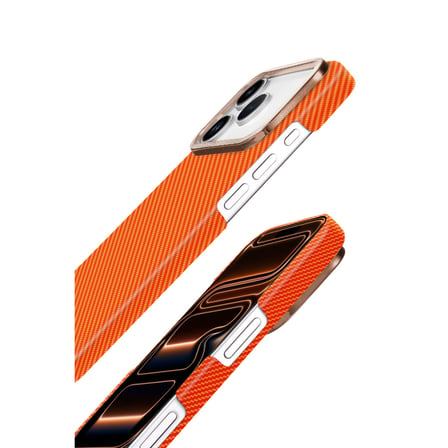 iPhone 17 Pro Max Vega Magsafe Kapak - Turuncu