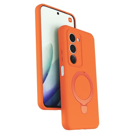 Redmi 15 4G Regal Magsafe Standlı Kapak - Turuncu