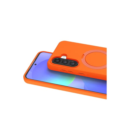 Galaxy A37 5G Regal Magsafe Standlı Kapak - Turuncu