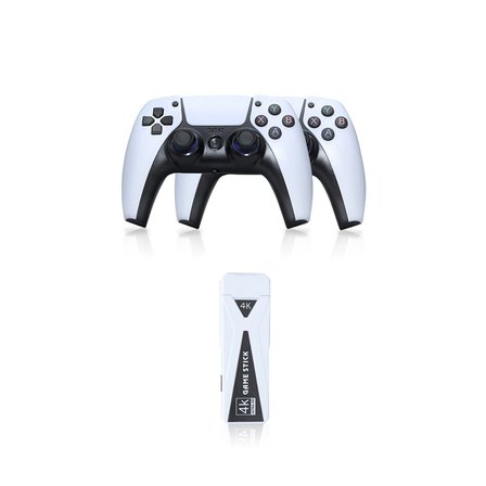 Y5 64GB Android Dual Pad 4K Game Stick - Beyaz