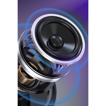 Pluse 7 Mikrofonlu RGB Kablosuz Hoparlör - Beyaz