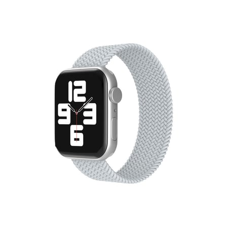 Apple Watch 38mm Uyumlu Ayarlı Solo Silikon Kordon - Beyaz