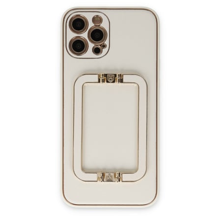 iPhone 12 Pro Kılıf Coco Elit Kapak - Beyaz
