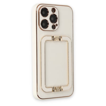 iPhone 13 Pro Max Kılıf Coco Elit Kapak - Beyaz