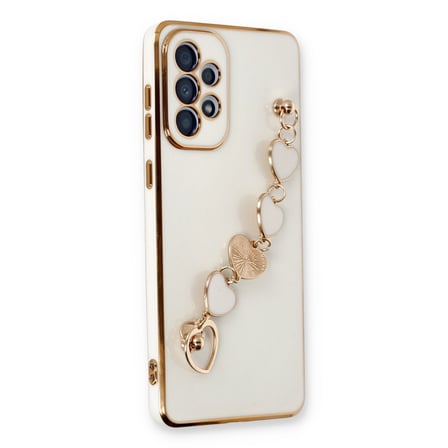 Galaxy A33 5G Kılıf Esila Silikon - Beyaz