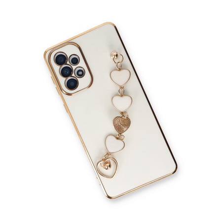 Galaxy A33 5G Kılıf Esila Silikon - Beyaz