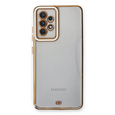 Galaxy A73 5G Kılıf Liva Lens Silikon - Beyaz
