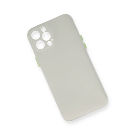 iPhone 12 Pro Max Kılıf PP Ultra İnce Kapak - Beyaz